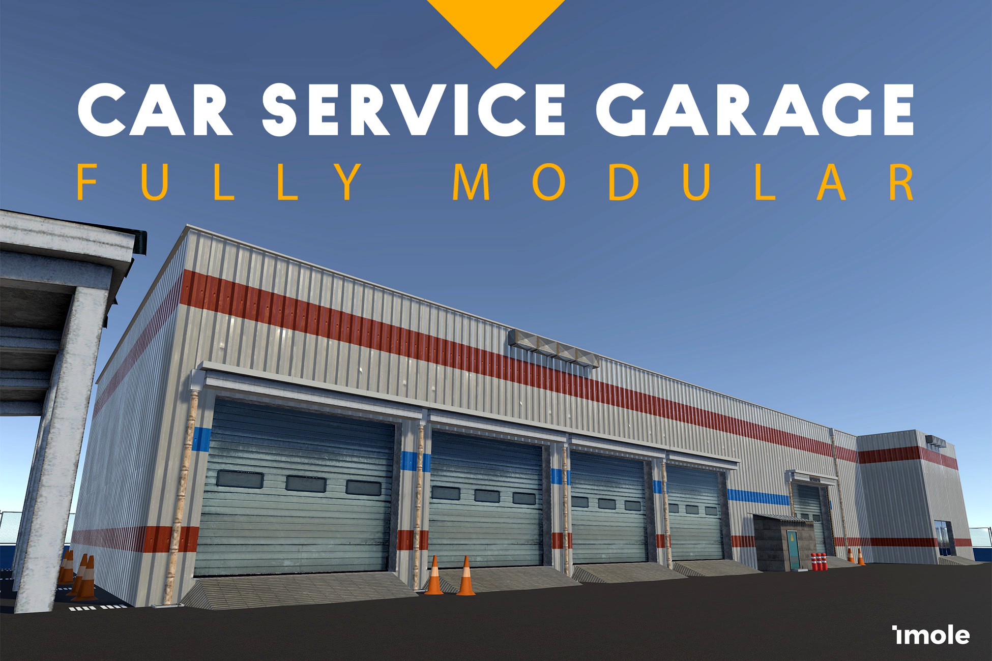Modular - Car Service Garage &amp; Parking (Interior &amp; Exterior)