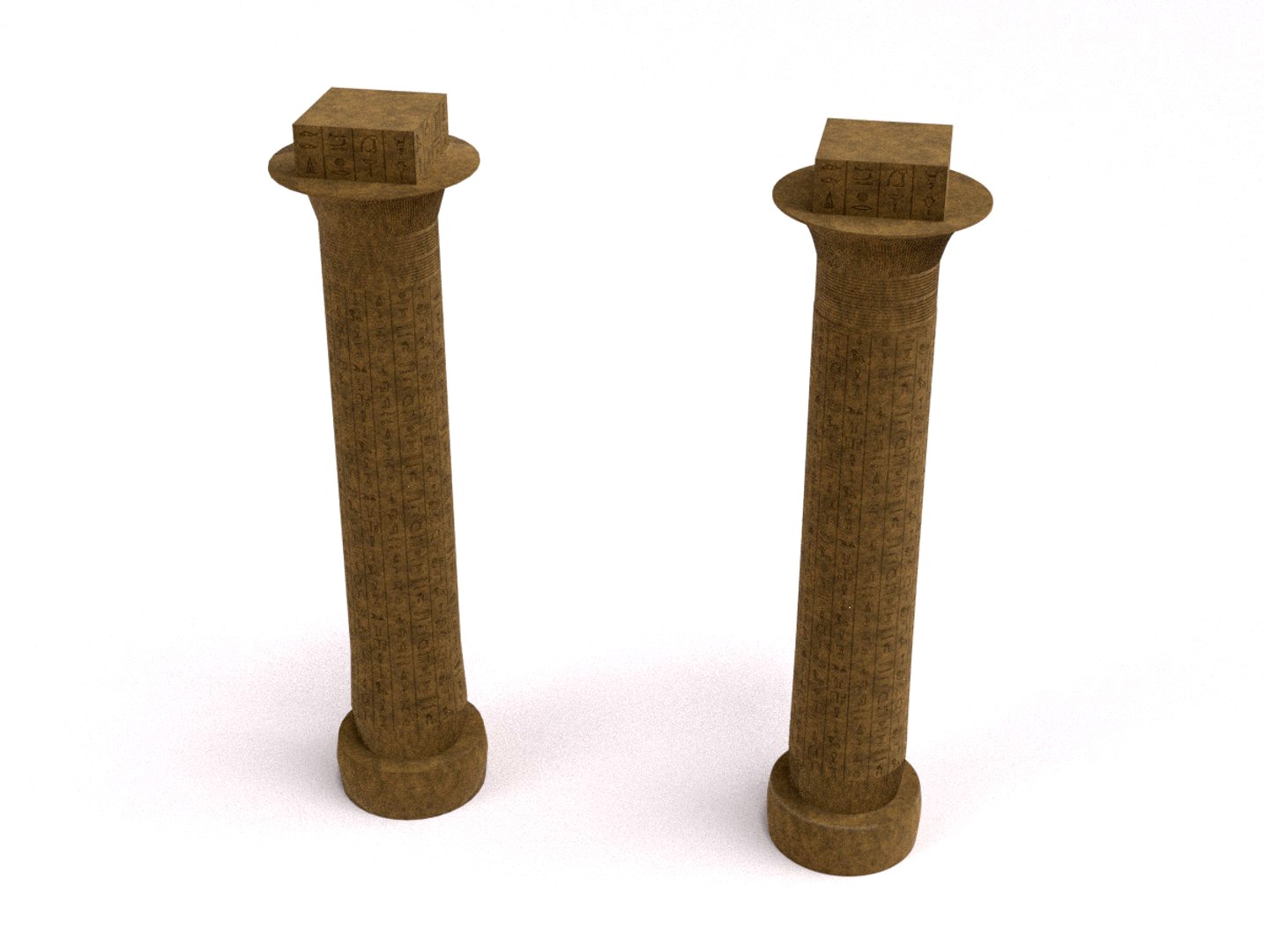 Customizable Egyptian Pillar
