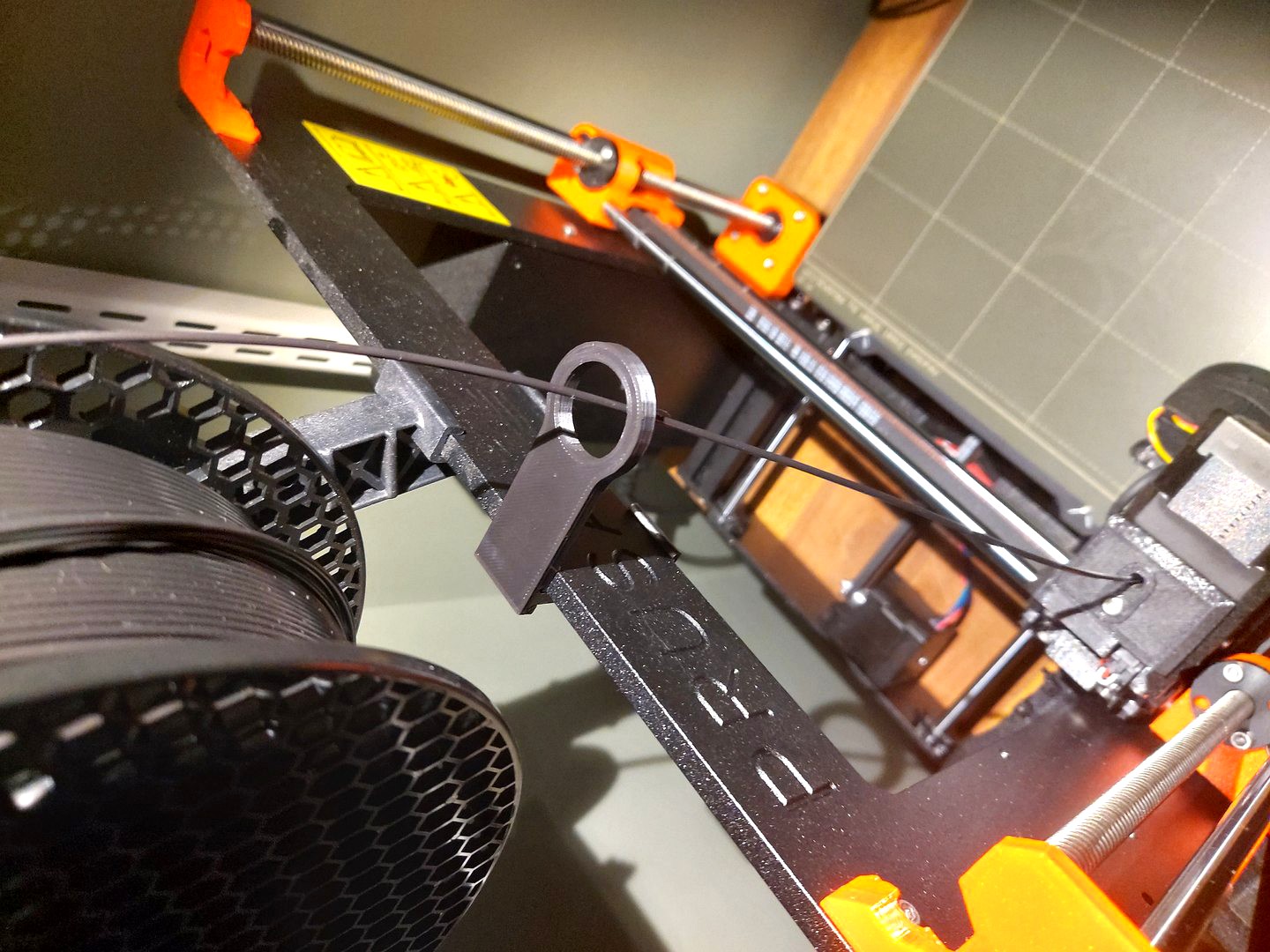 Frame Filament Guide Clip-On for Prusa Mk3