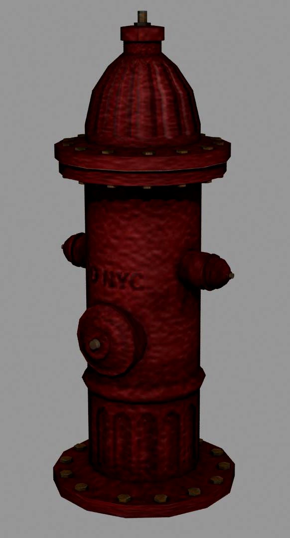 firehydrant with LOD chain