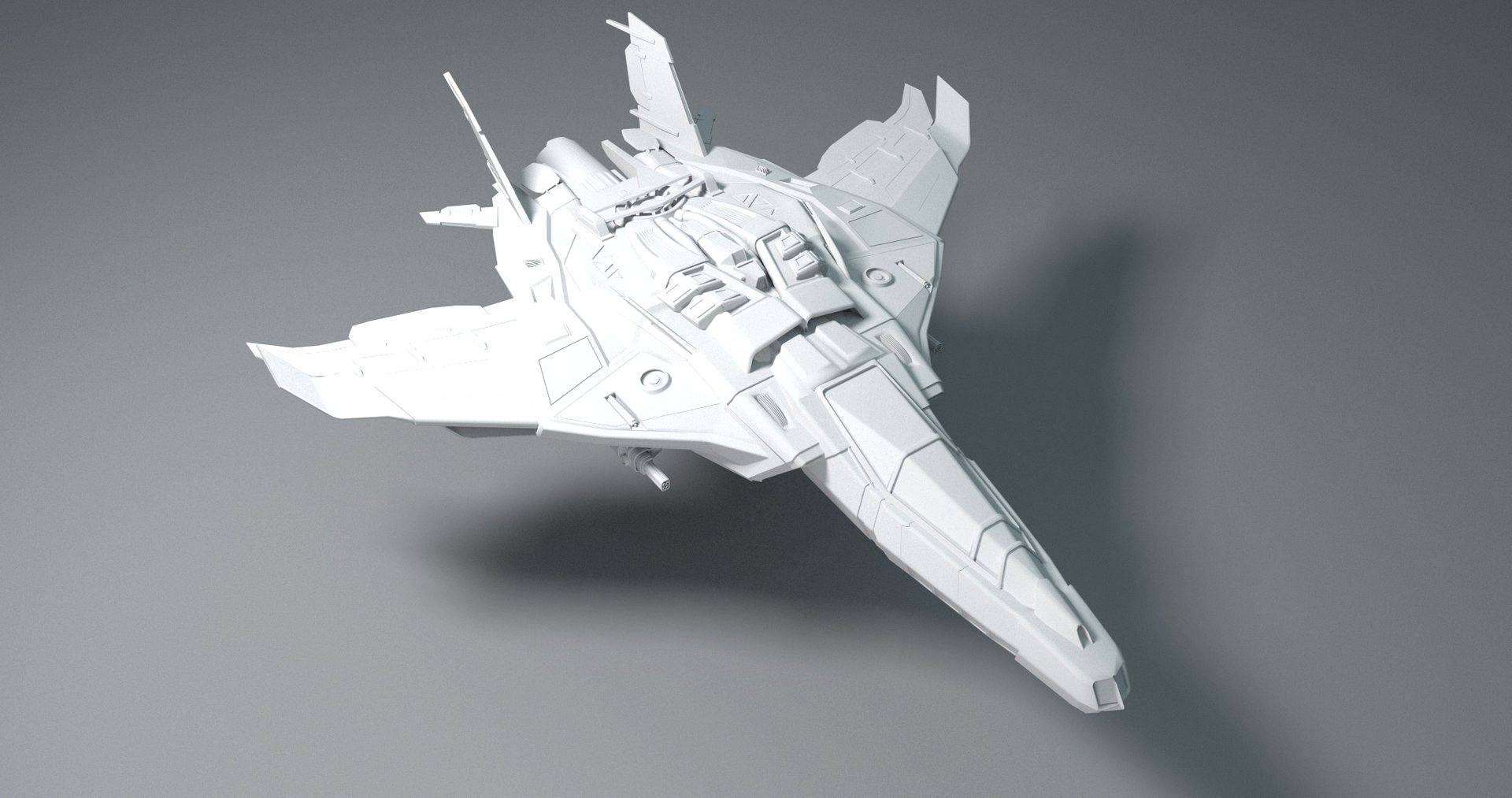 Spaceship non-textured