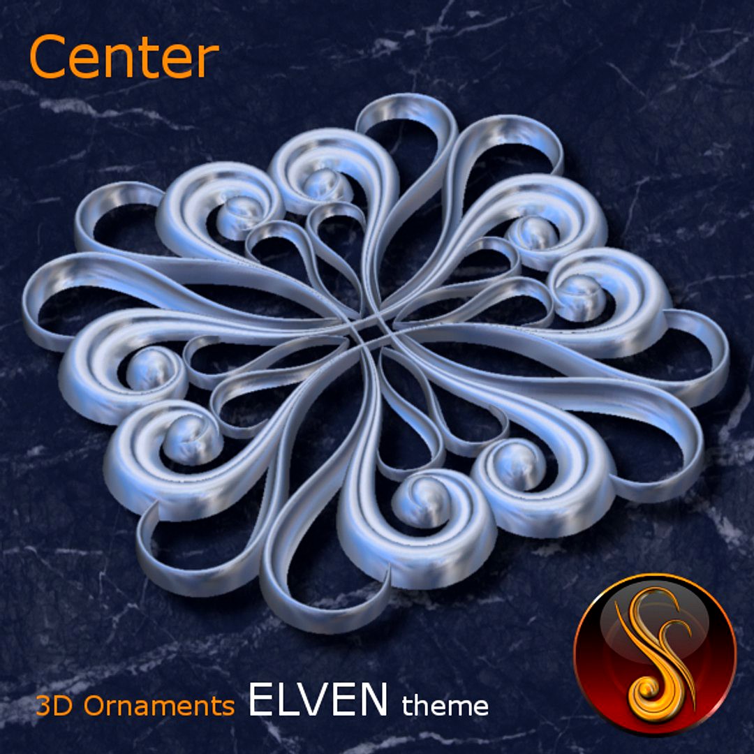 Center Elves 3D Ornament