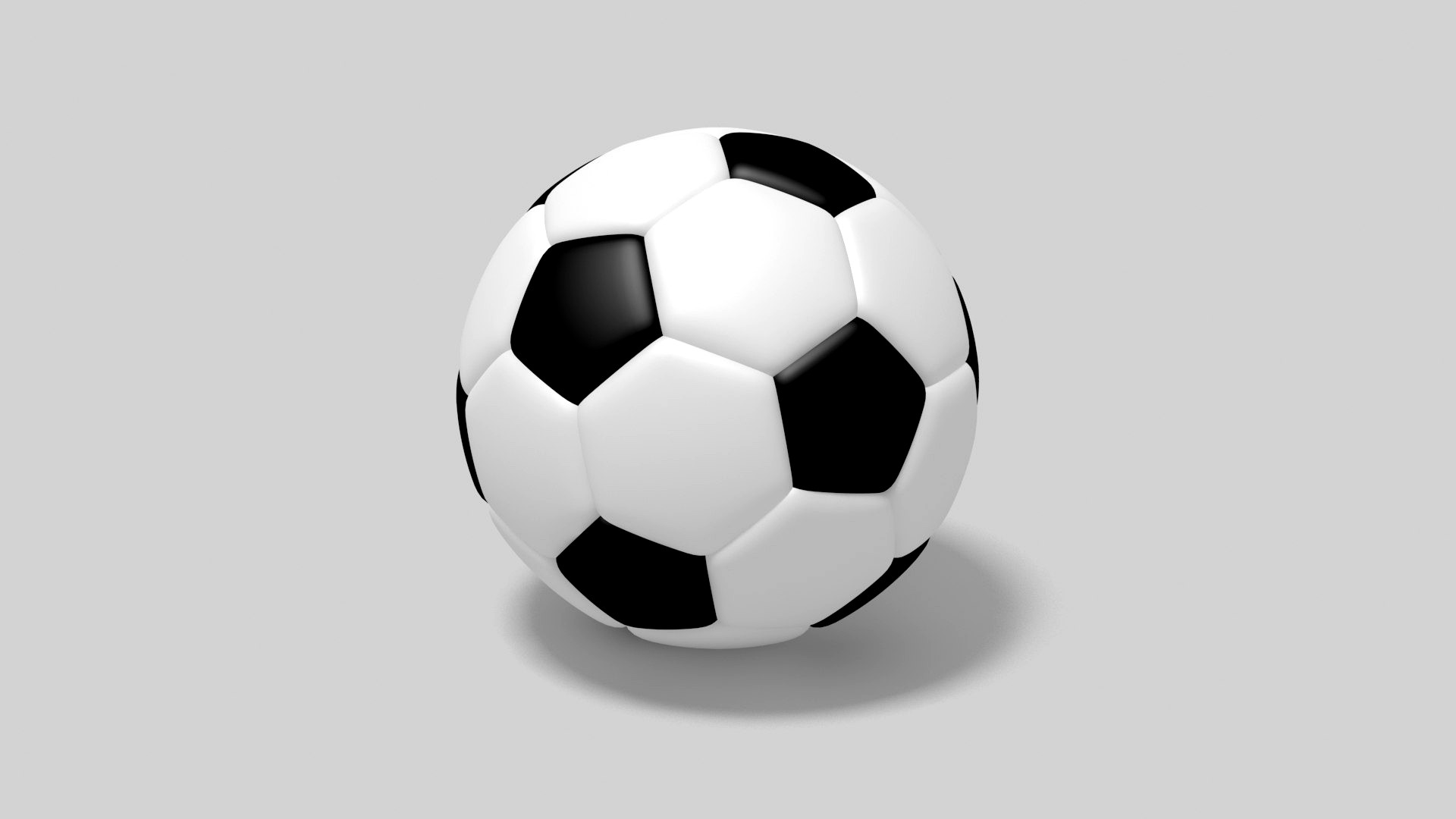 Realistic Soccer Ball With Realistic Depth