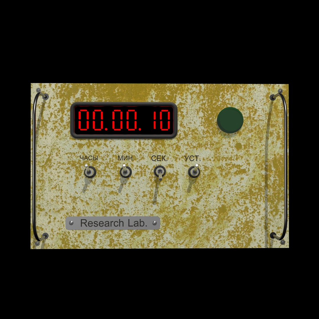 Electronic timer panel