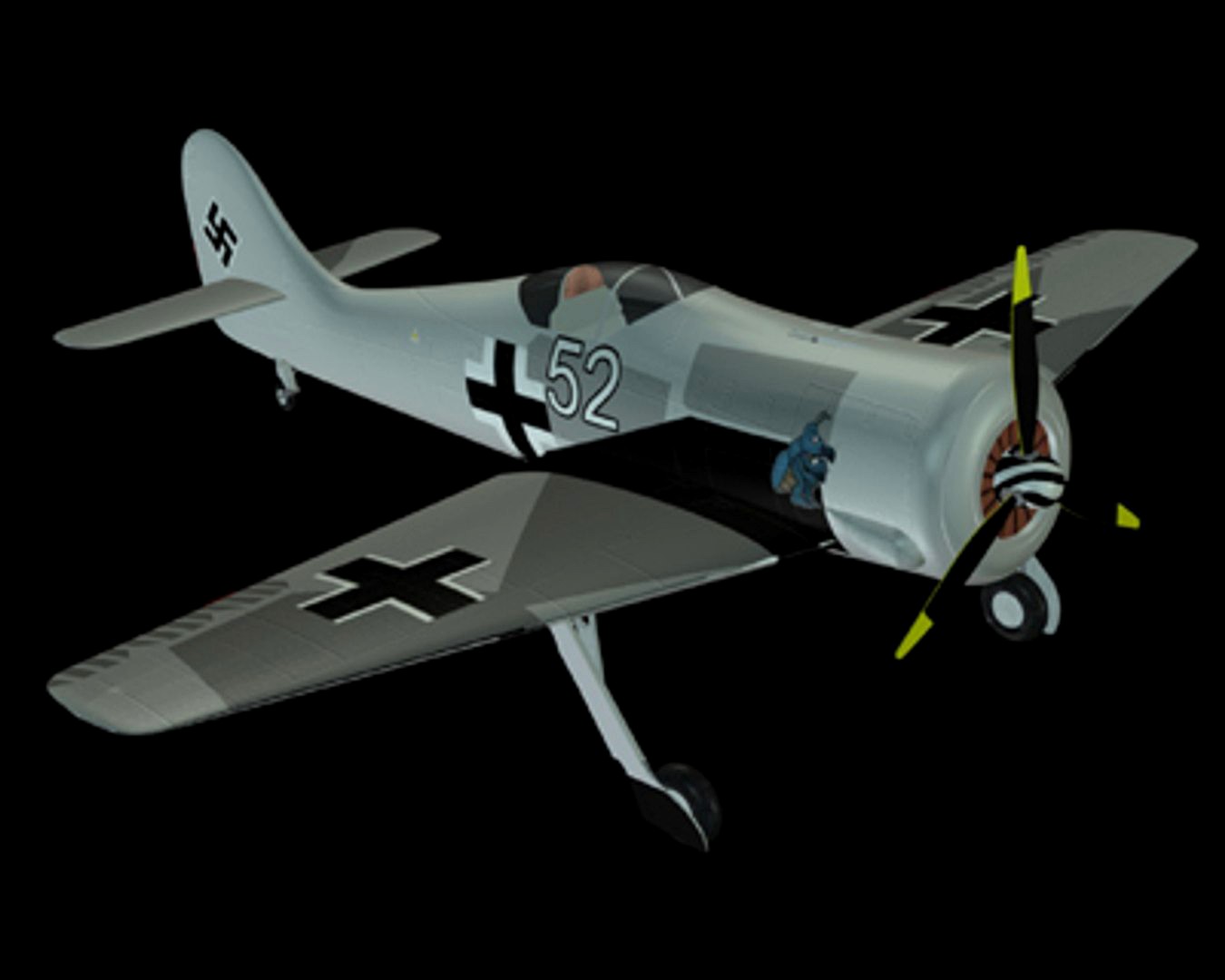 Focke Wulf FW 190 (landed without pilot)