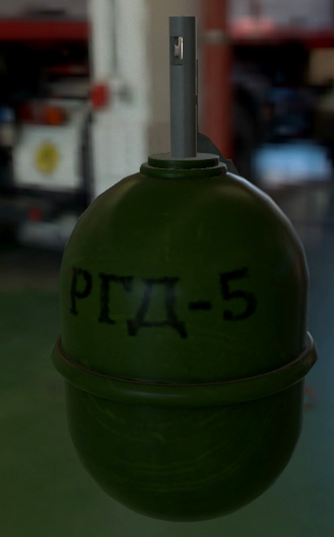 RGD-5 (a hand grenade, remote, GRAU index - 57-D-717)