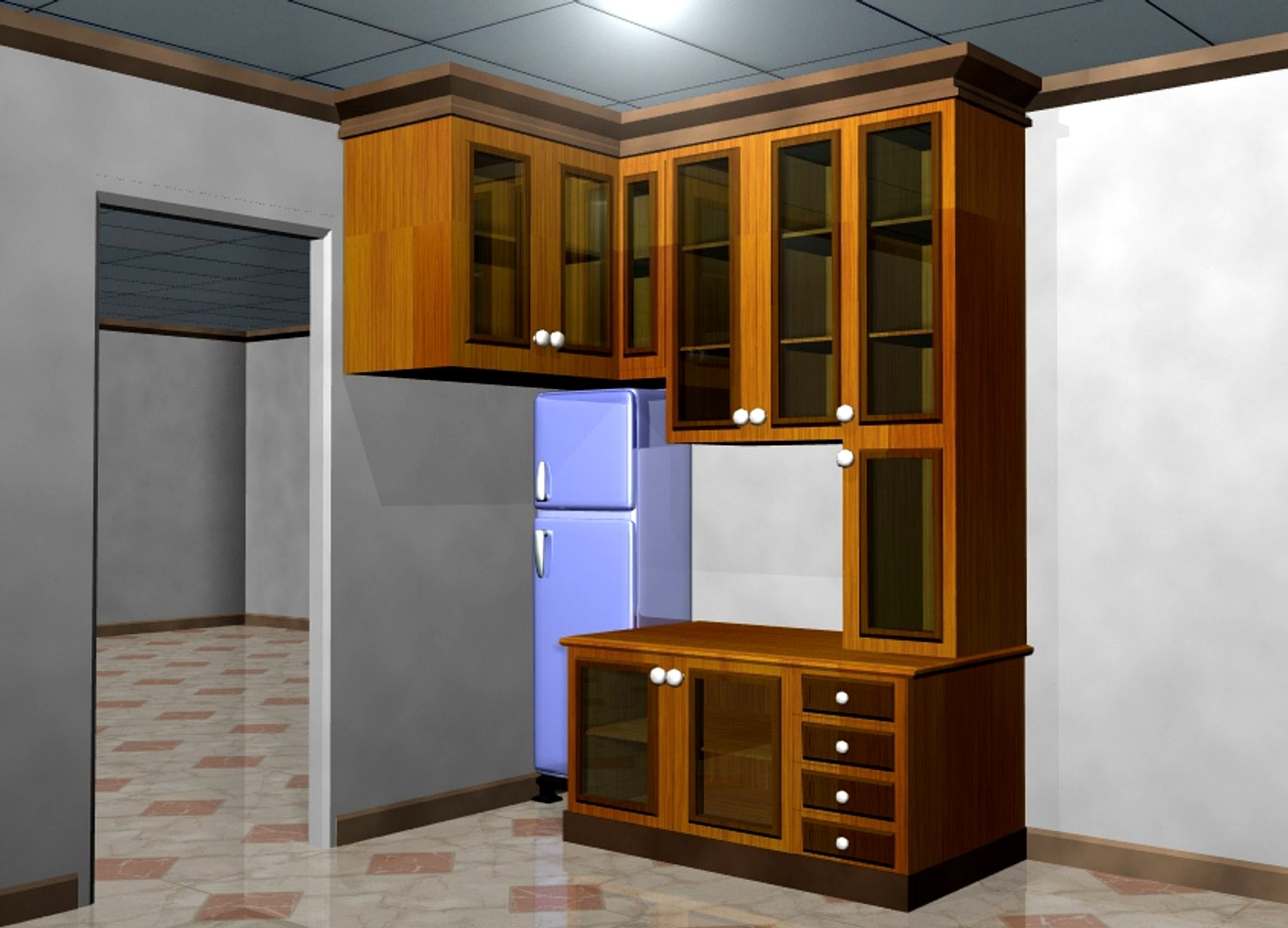 Furniture corner cabinets