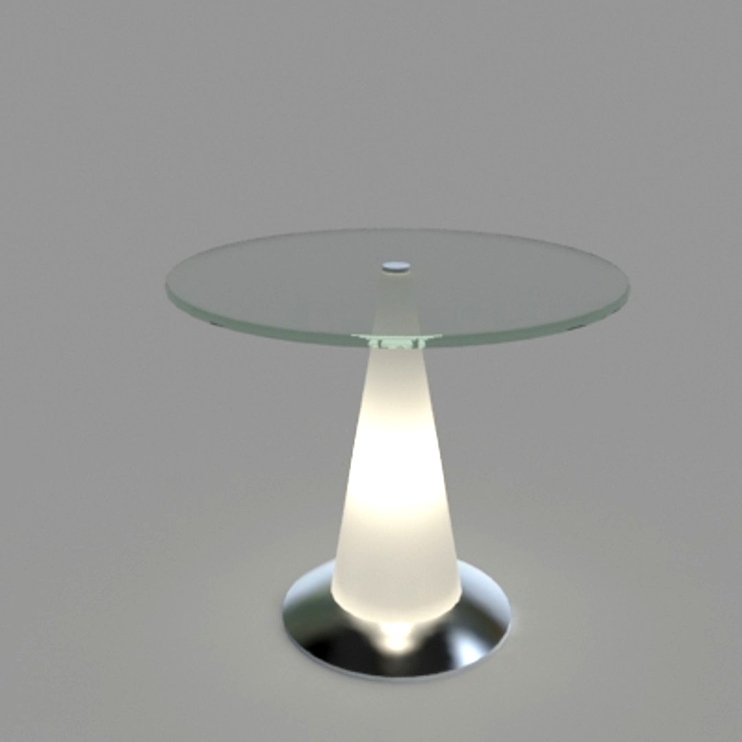 illuminated table