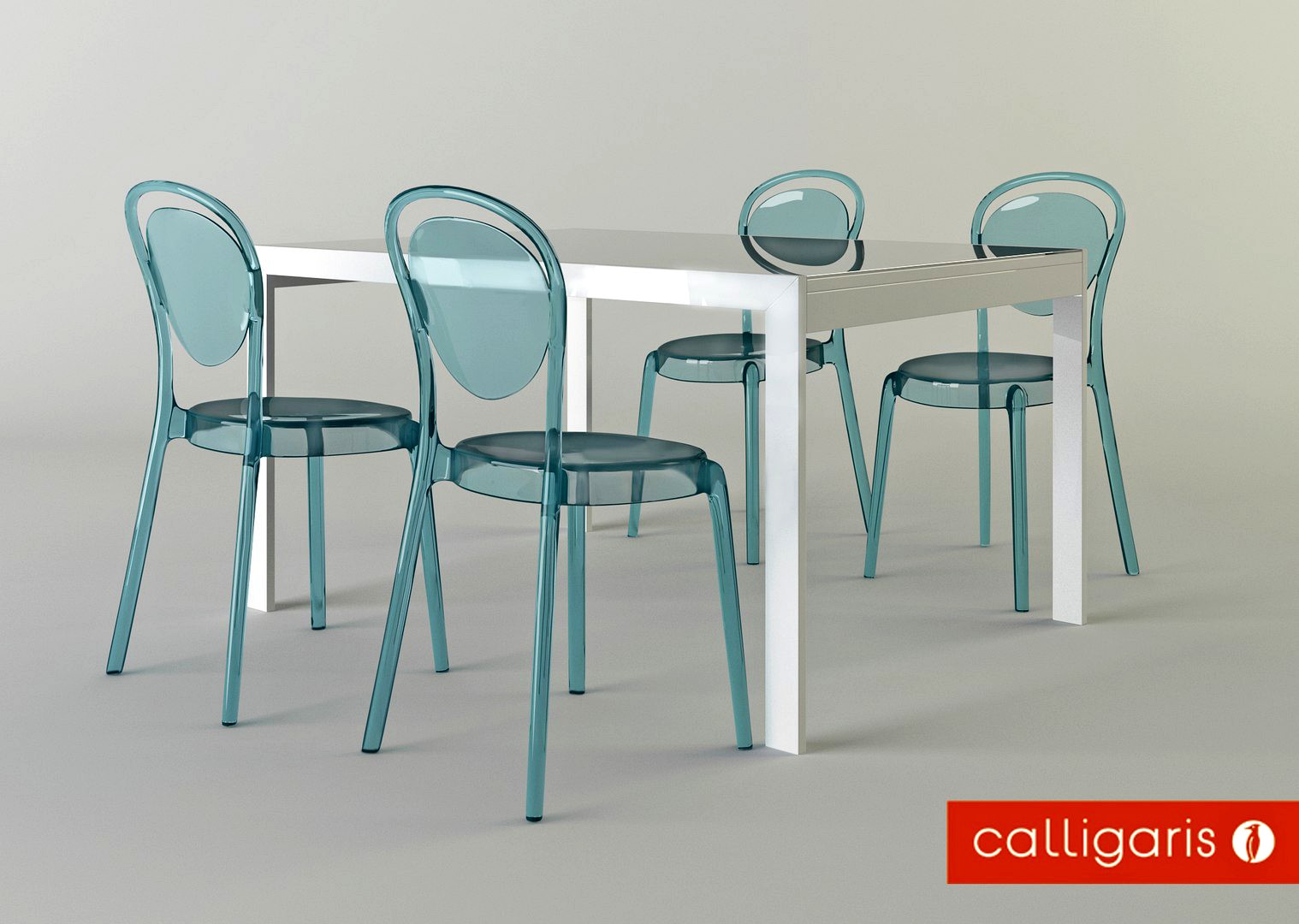 Calligaris chair parisien and table key