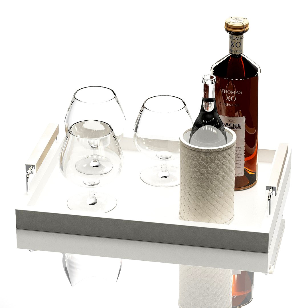 Cognac Water Tray