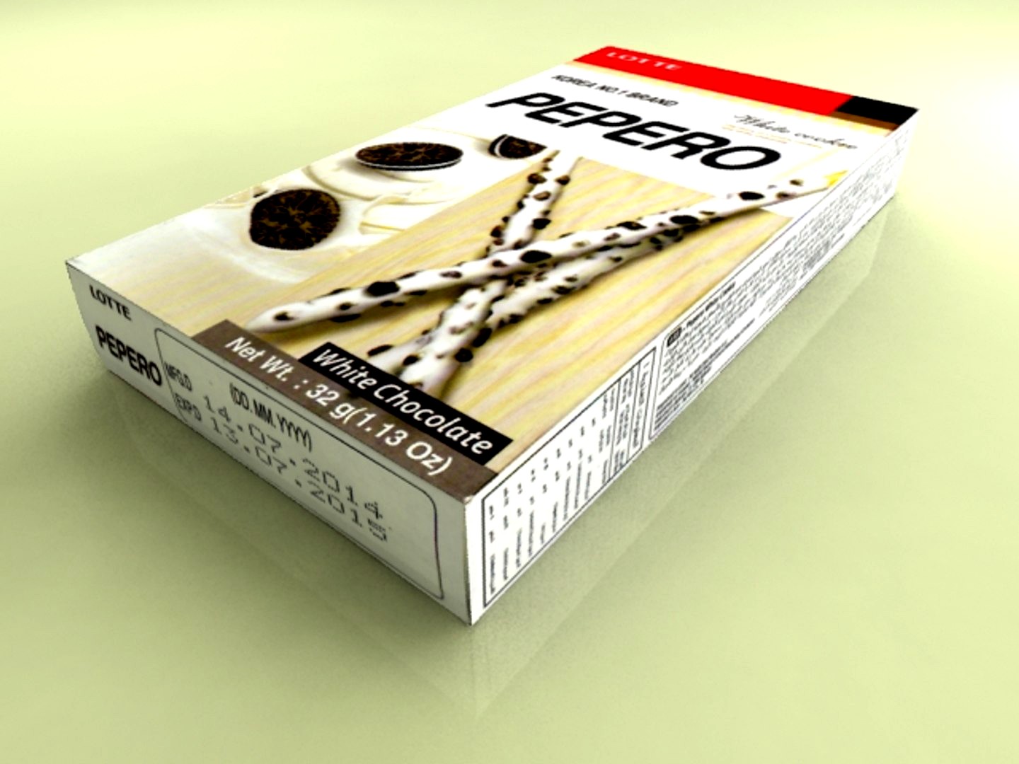 Lotte Pepero White Cookies