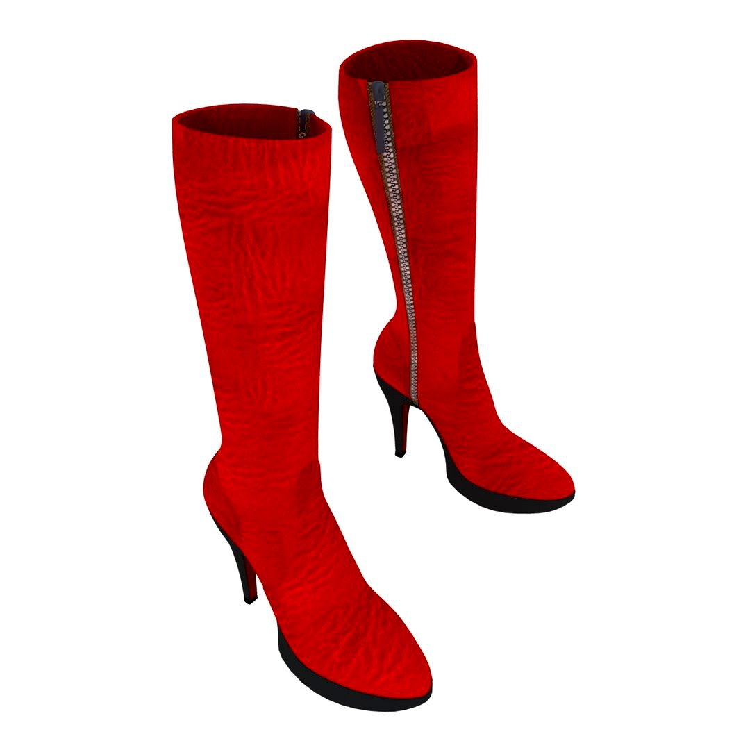 Womens Shoes Red Leather