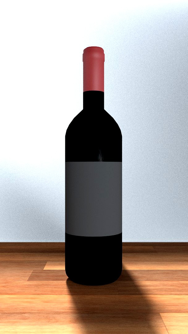 Wine Bottle Bordeaux