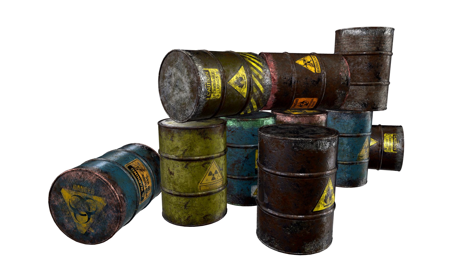 Barrels waste