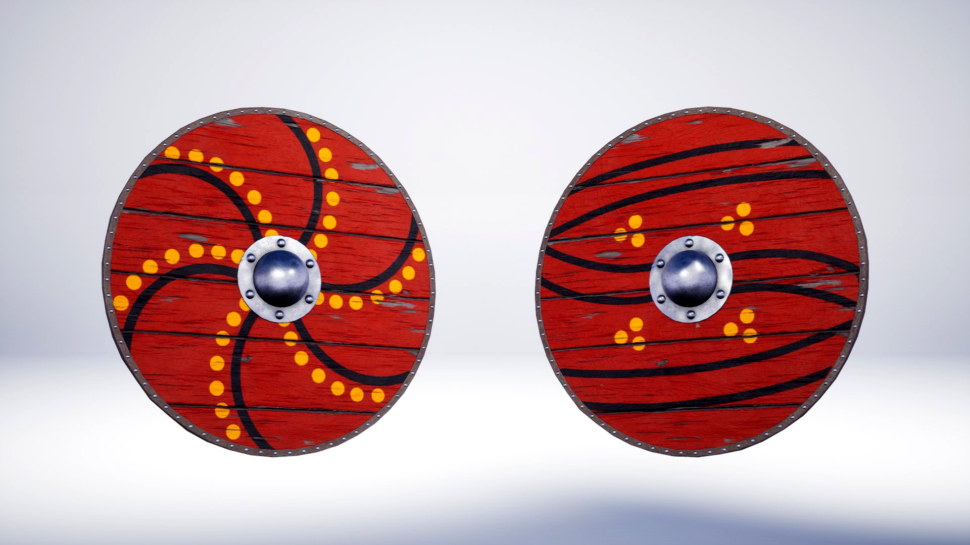 Viking Anglo Saxon Shield - 2 Variations