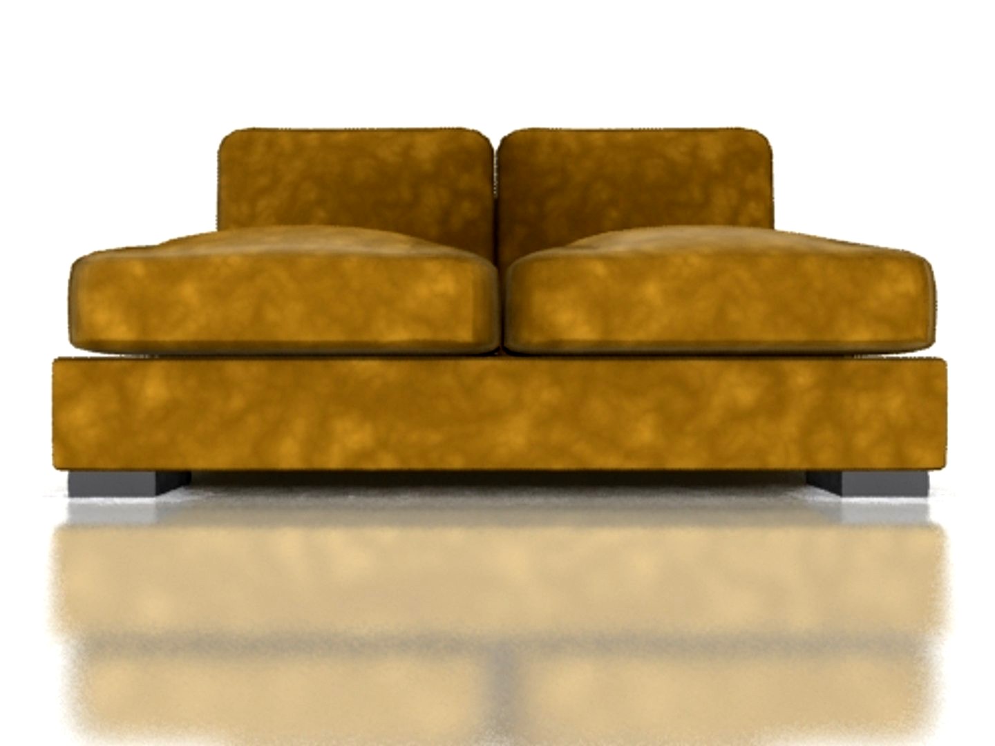 Armless sofa