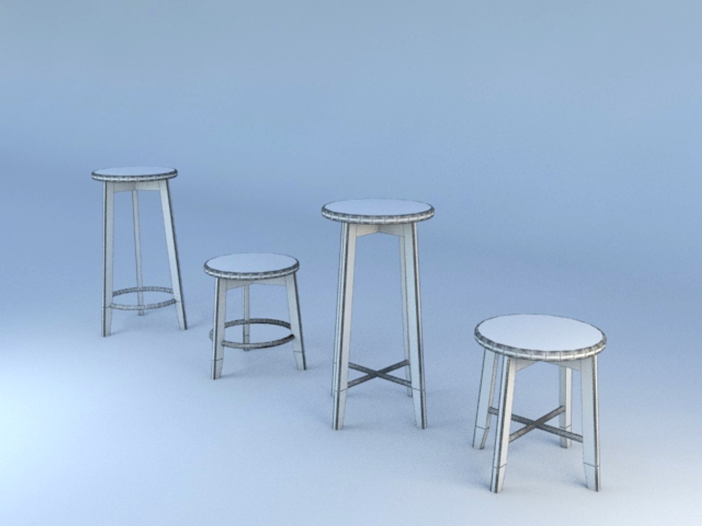 Noughts and Crosses Stools