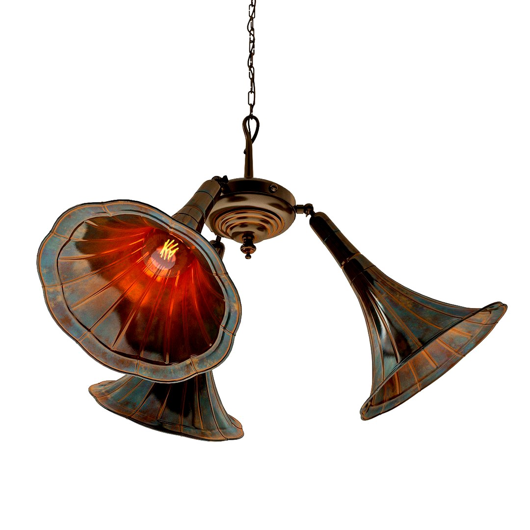 Mullan GRAMOPHONE QUIRKY CHANDELIER