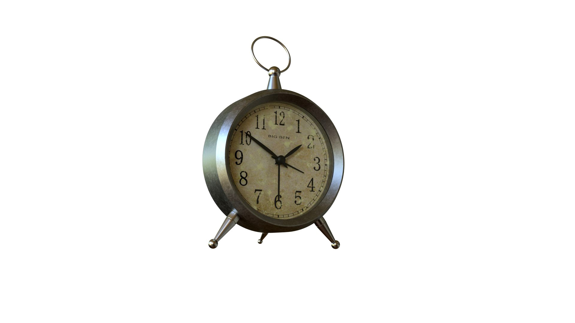 Metal Alarm clock Table Clock Tabletop Clock Mantel Clock