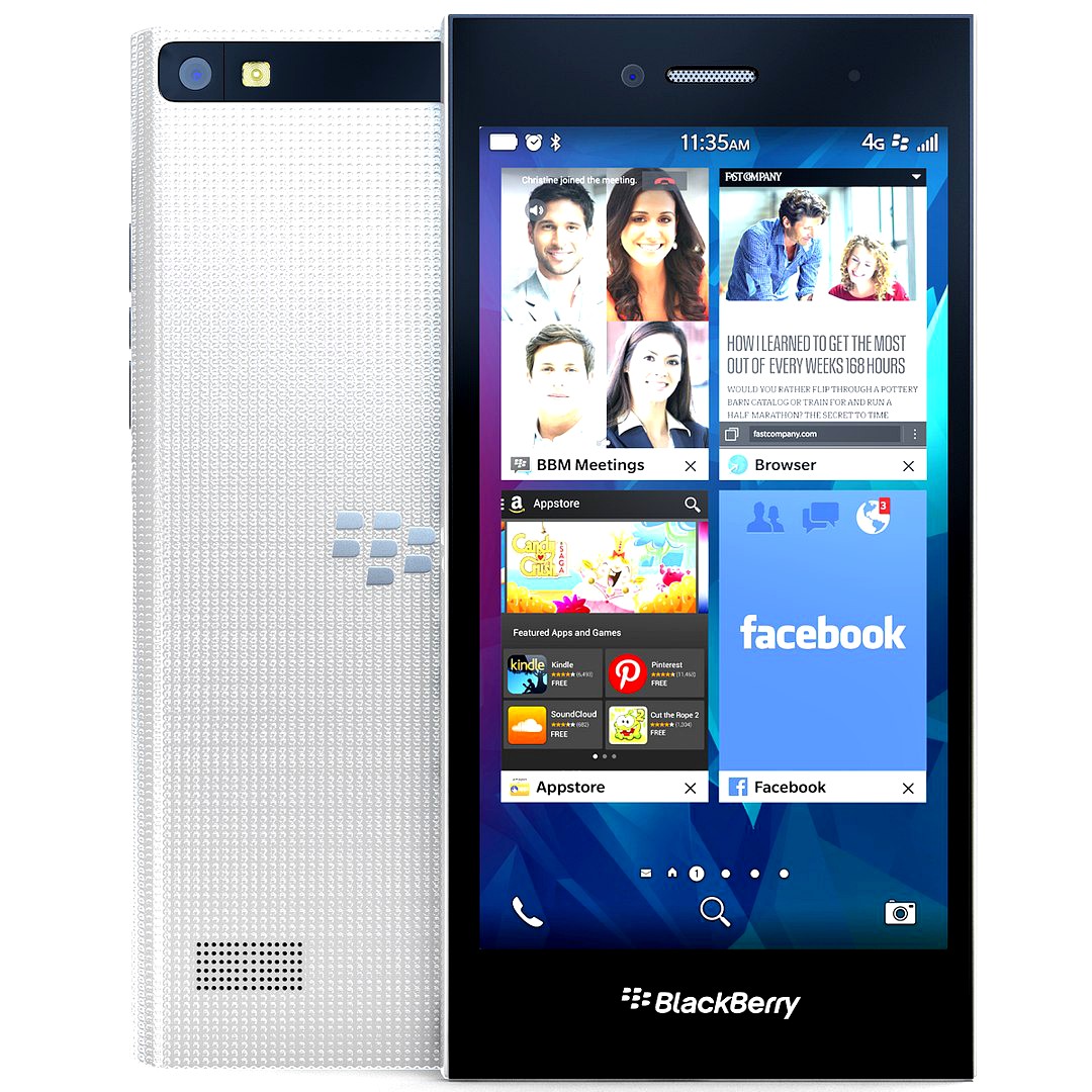 Blackberry Leap White