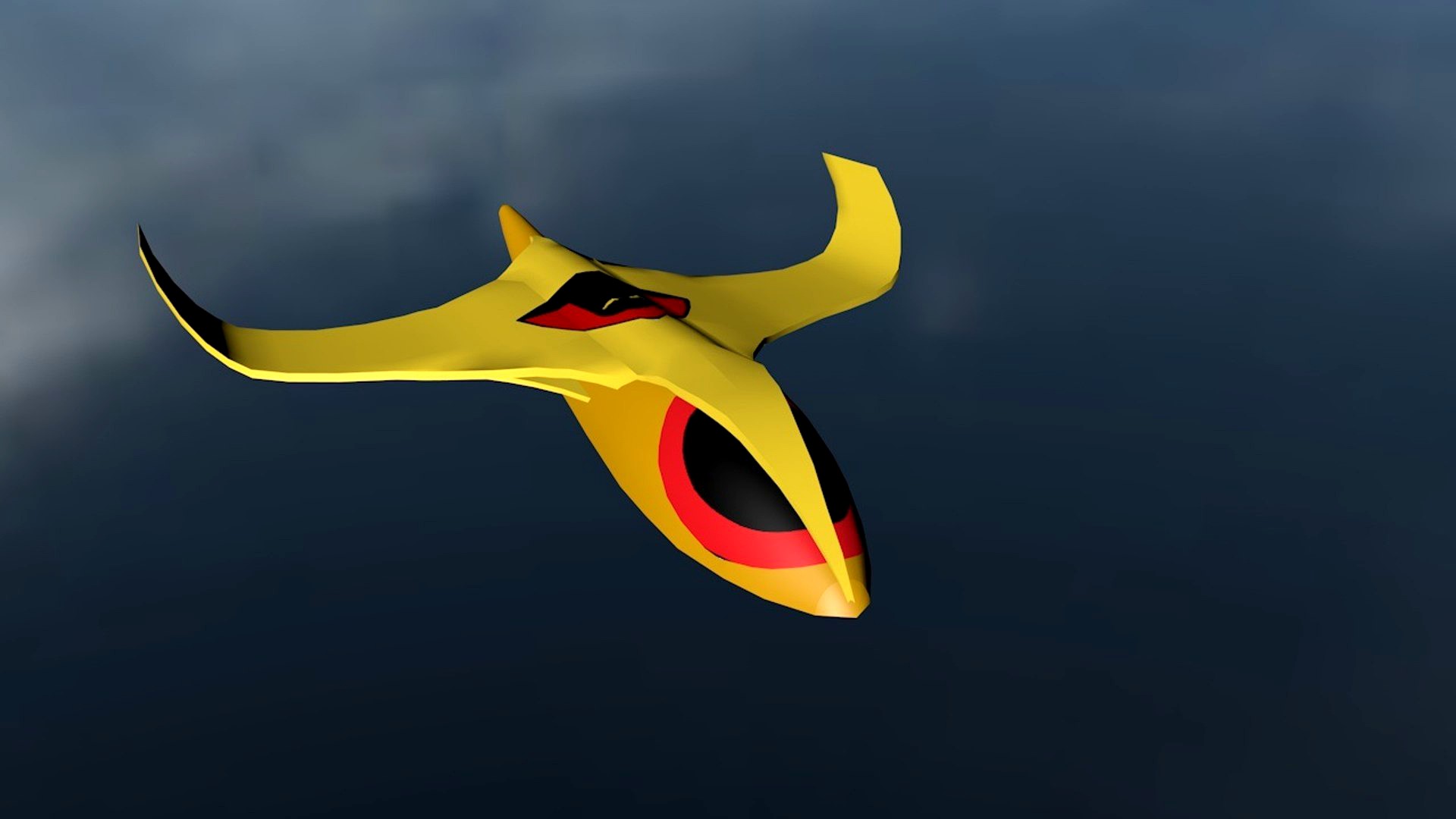 SpaceGhost's Ship  Low Poly