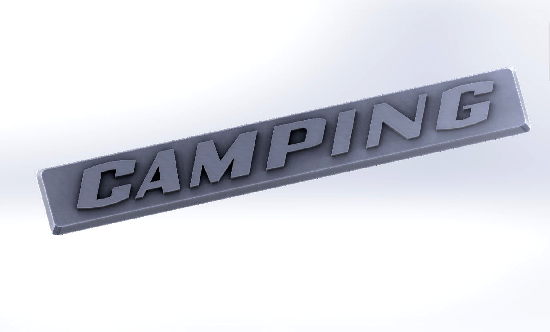 CAMPING Badge