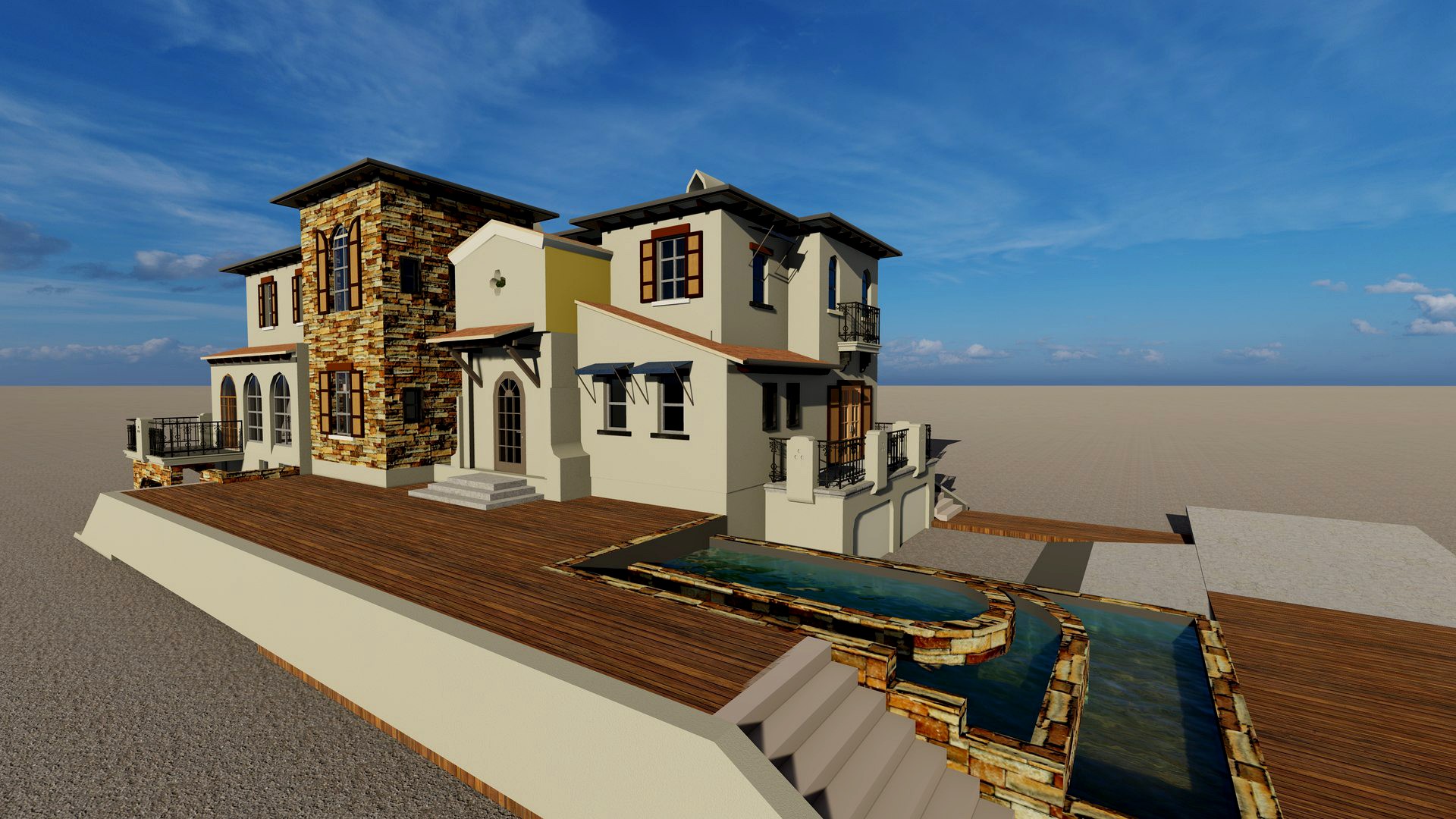 3 Storey House