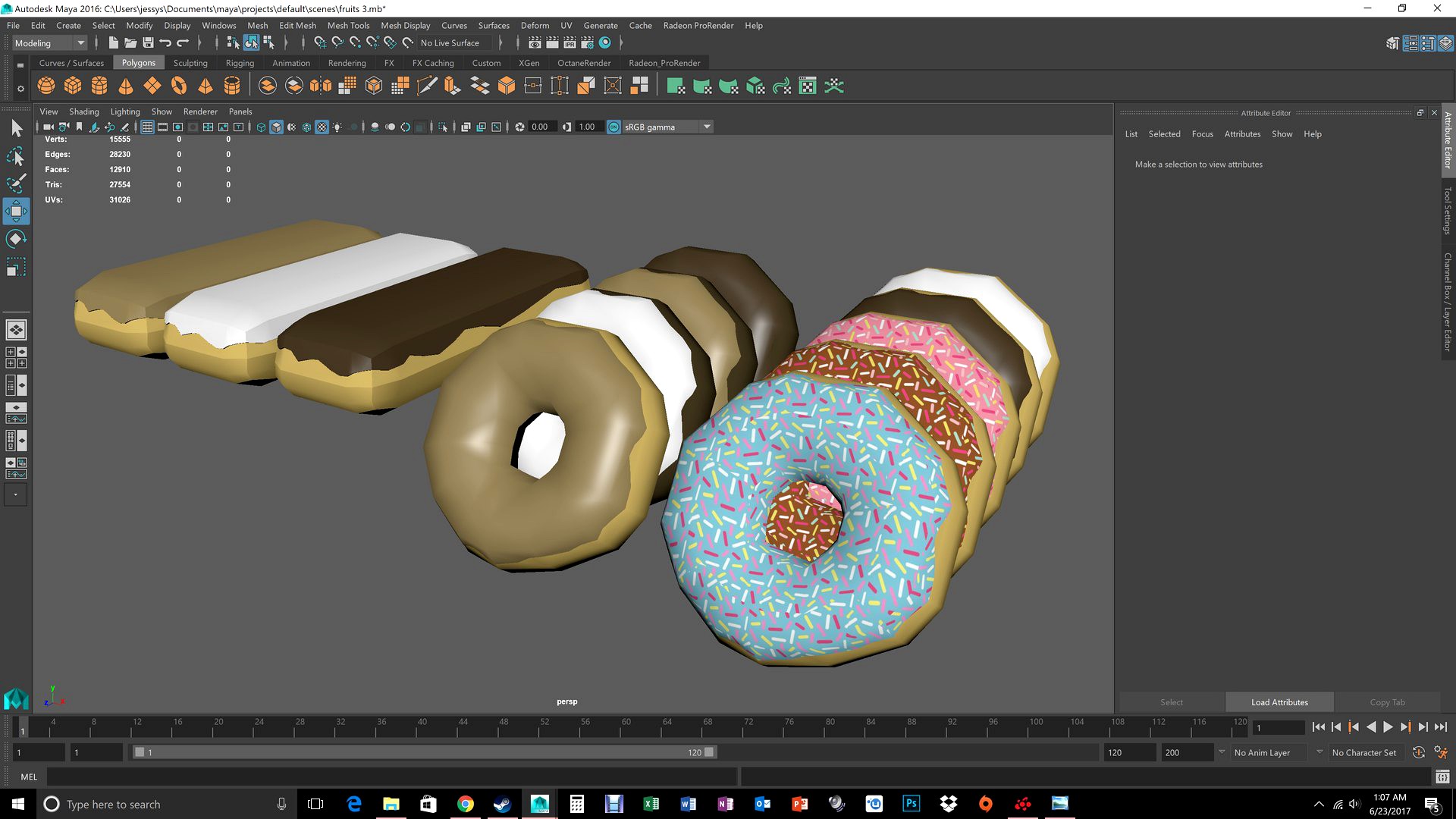 donut with display included
