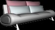 Interior Sofa  2 3D Model