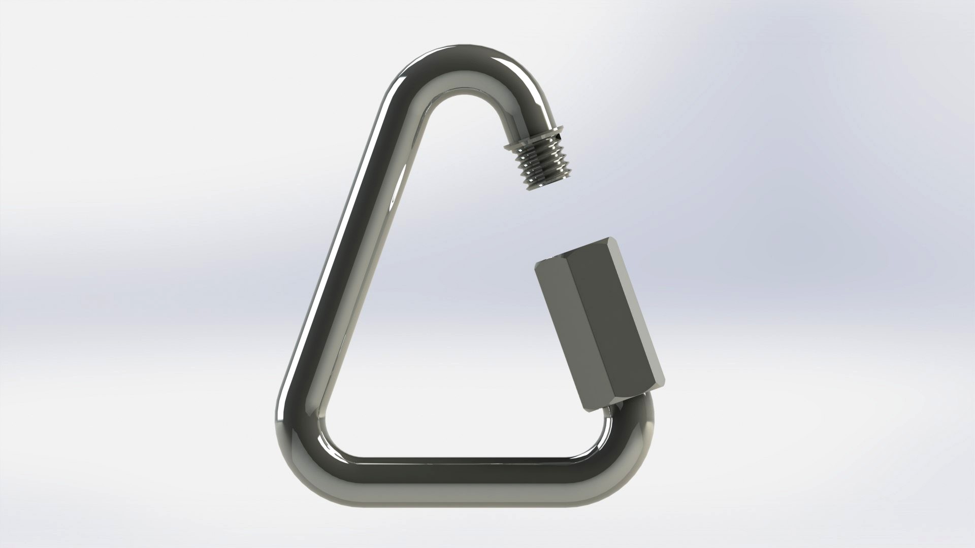 Triangular carabiner