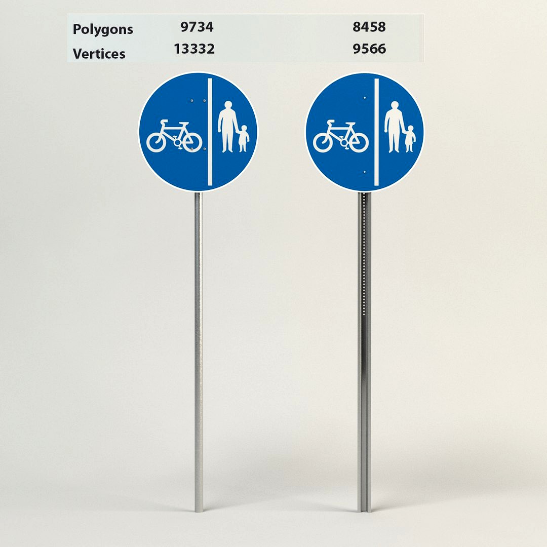 Segregated  pedal cycle and pedestrian route
