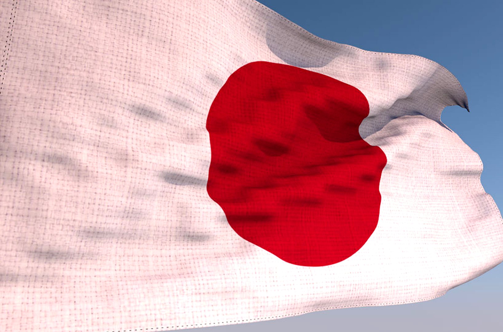 Animated Japan Waving Fag - Bandera de Japon