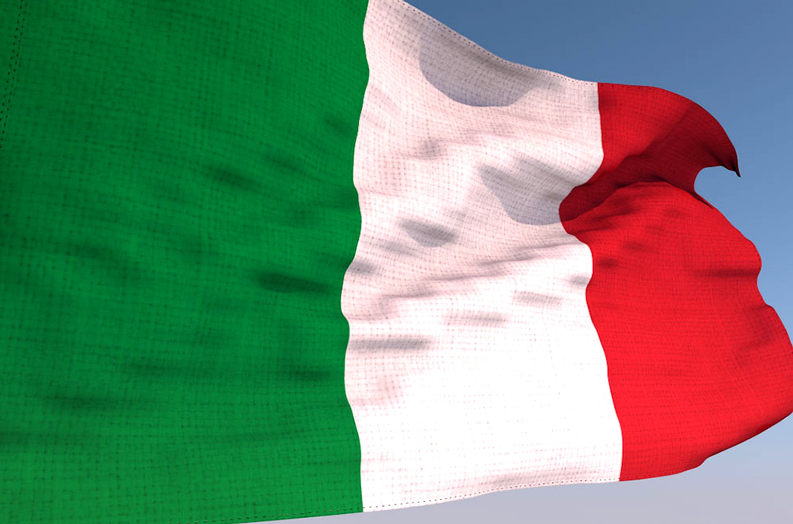 Animated Italy Waving Flag - Bandera de Italia