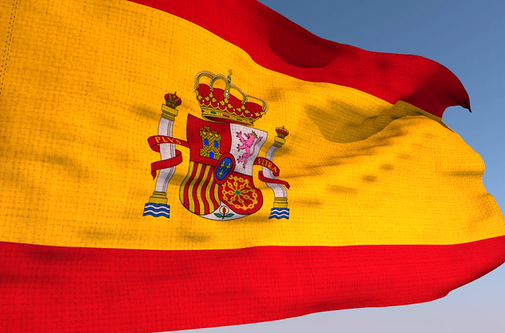 Animated Spain Waving Flag - Bandera de Espana