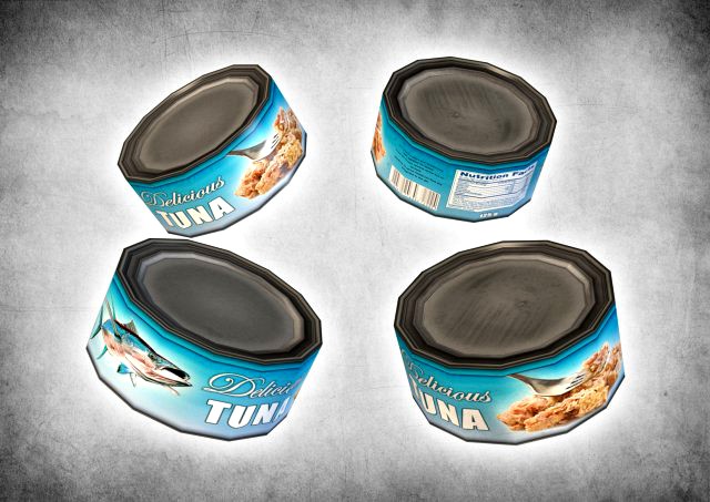 Canned Tuna 3D Model