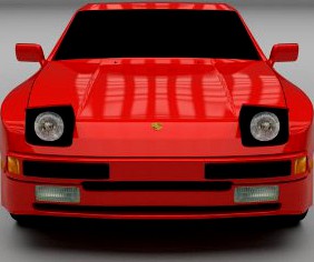 Porsche 944 3D Model