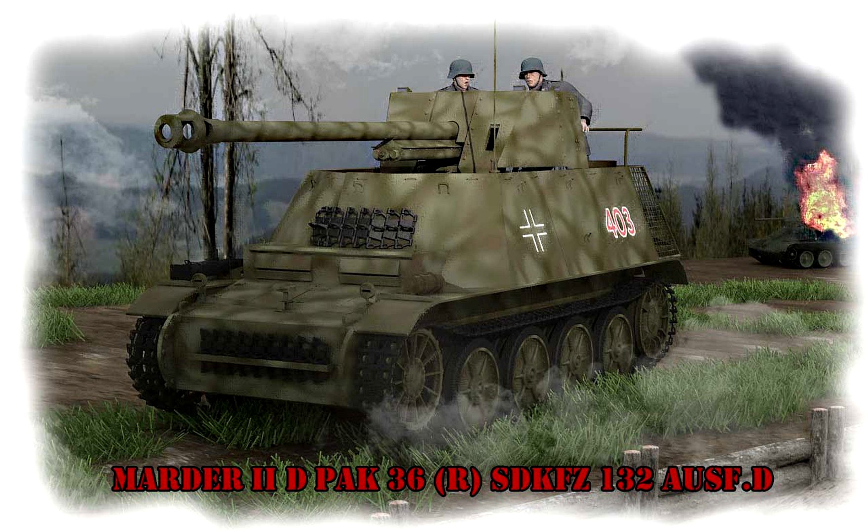 Marder II Pak 36R Sdkfz.132 Ausf.D