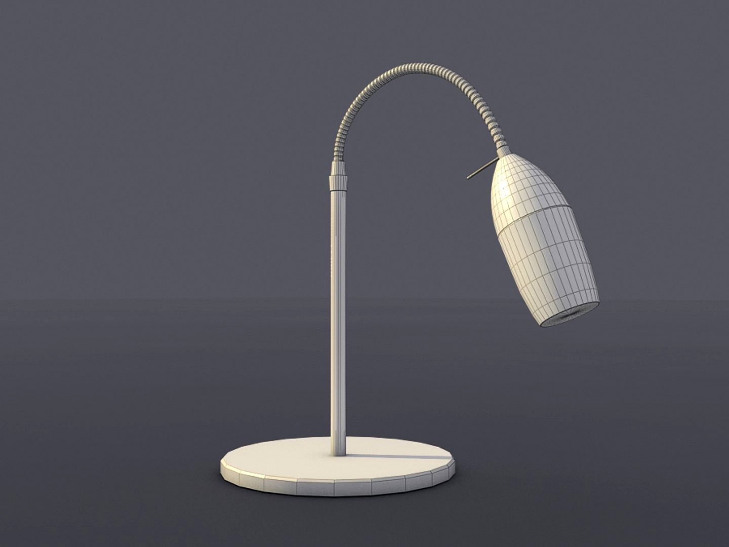 energy saving table lamp modern nickel-matt with orange gradient