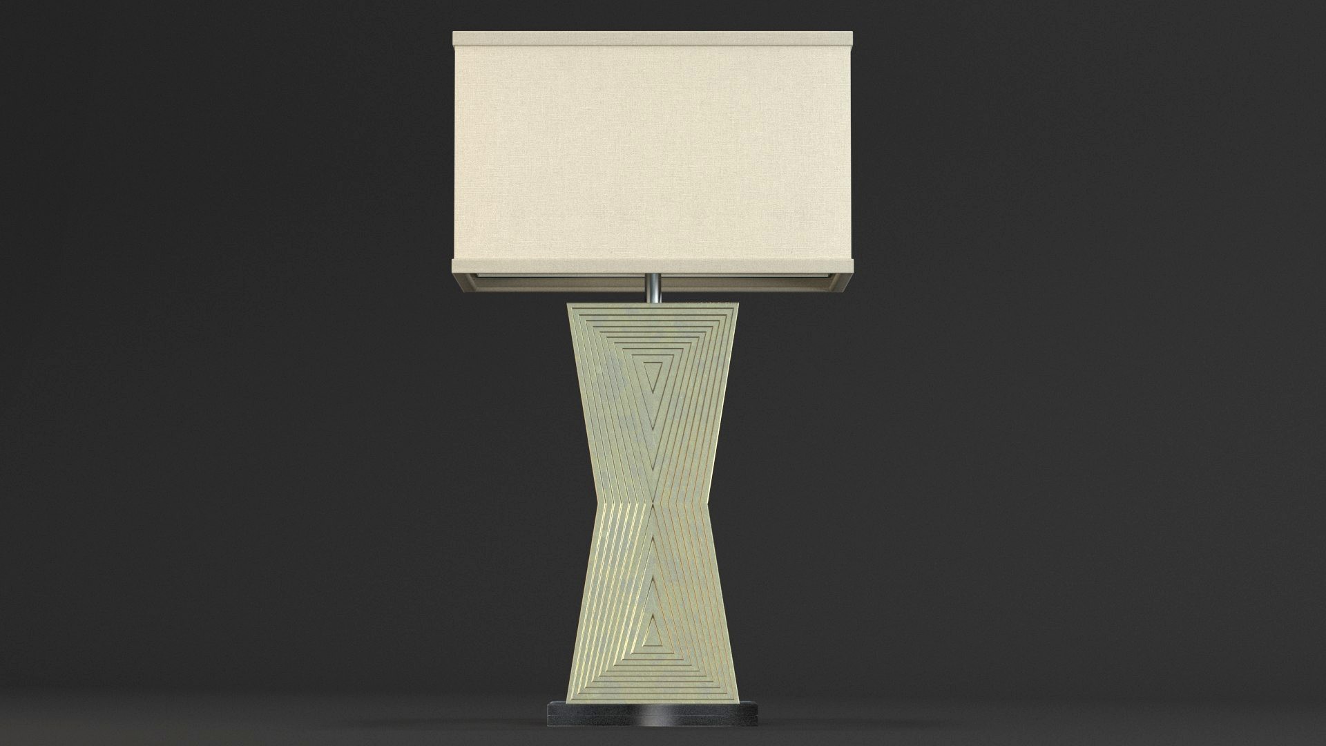 Saxon Geometric Table Lamp