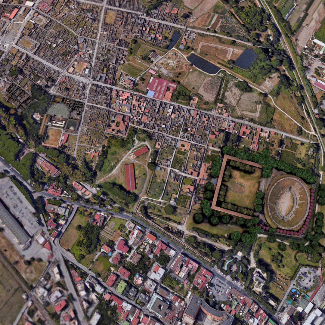 Theater and Amphitheater in Pompei