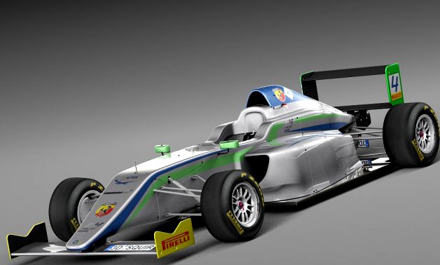 Formula 4 Tatuus 2014 3D Model