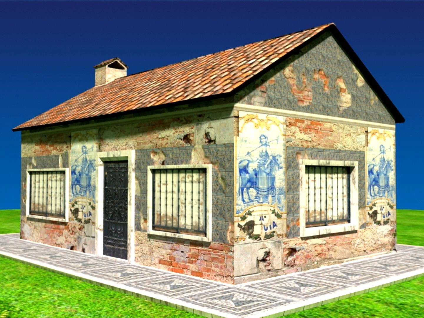 House With Traditional Portuguese Tiles 3