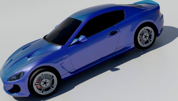 2015 Maserati GranTurismo 3D Model
