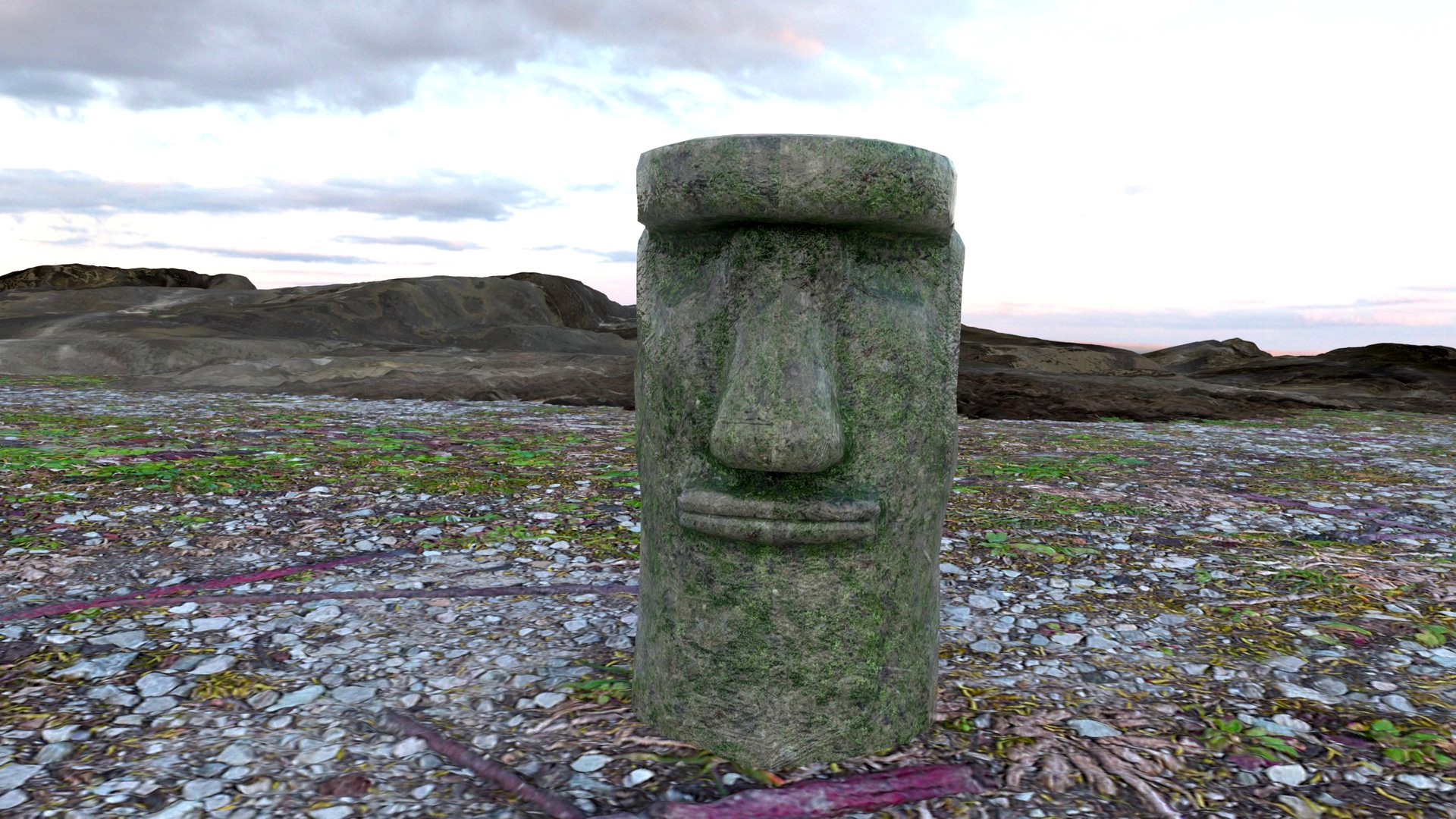 Moai sculpt