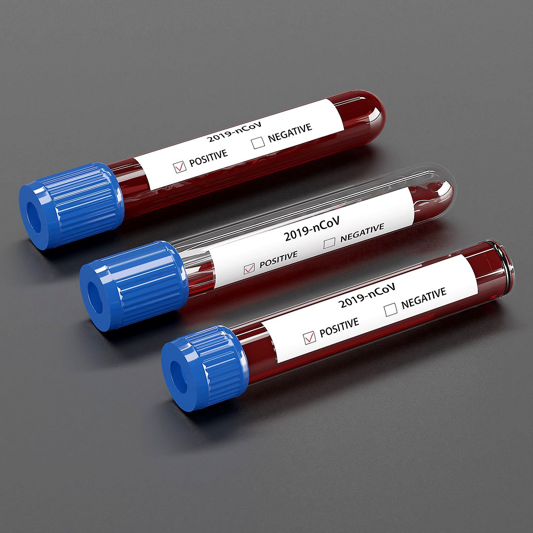 CORONAVIRUS test tubes 3 Types
