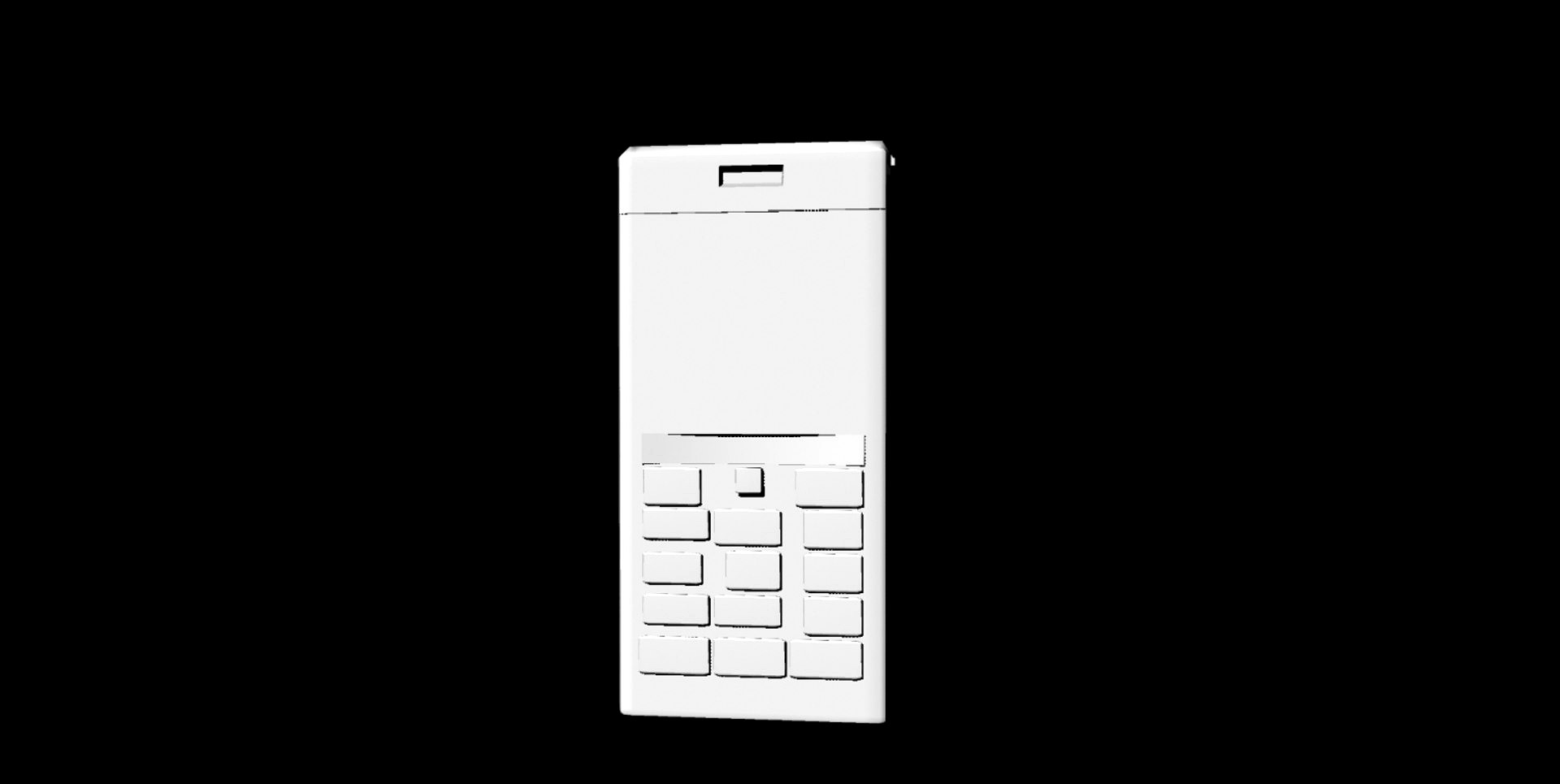Keypad Mobile Phone untextured