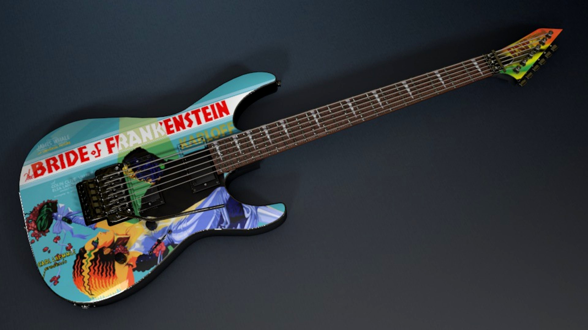 Kirk Hammett - ESP Frankenstein guitar