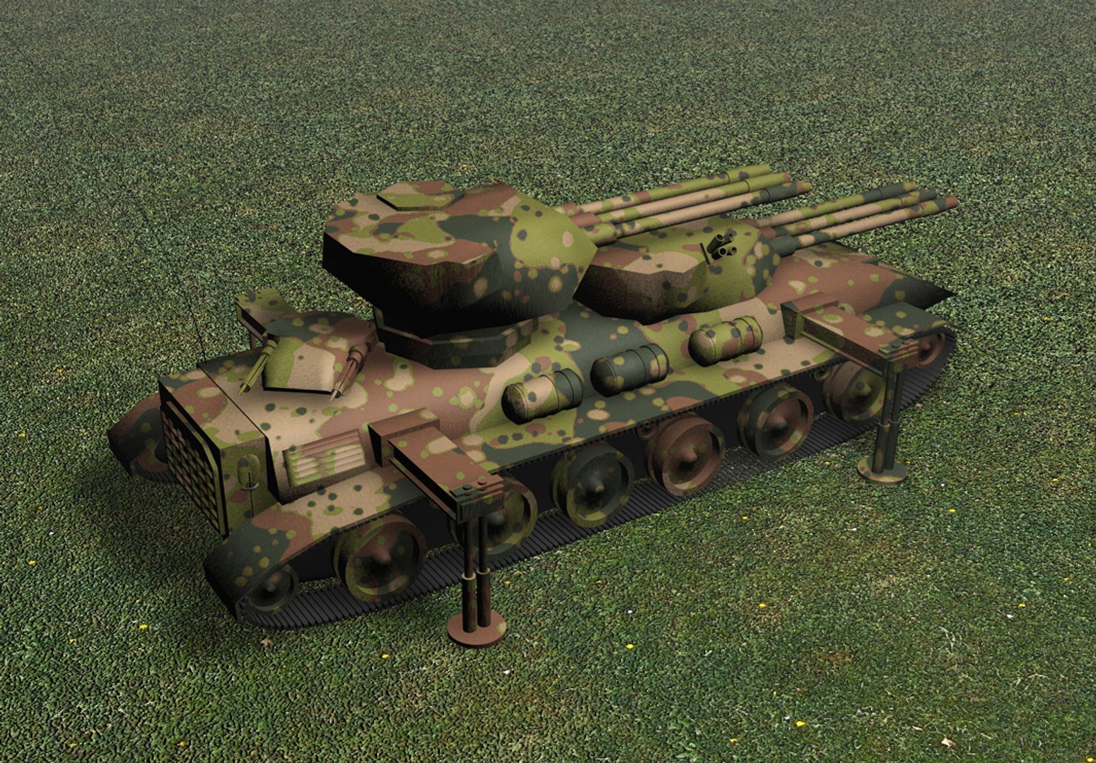 Dual Turret Tank
