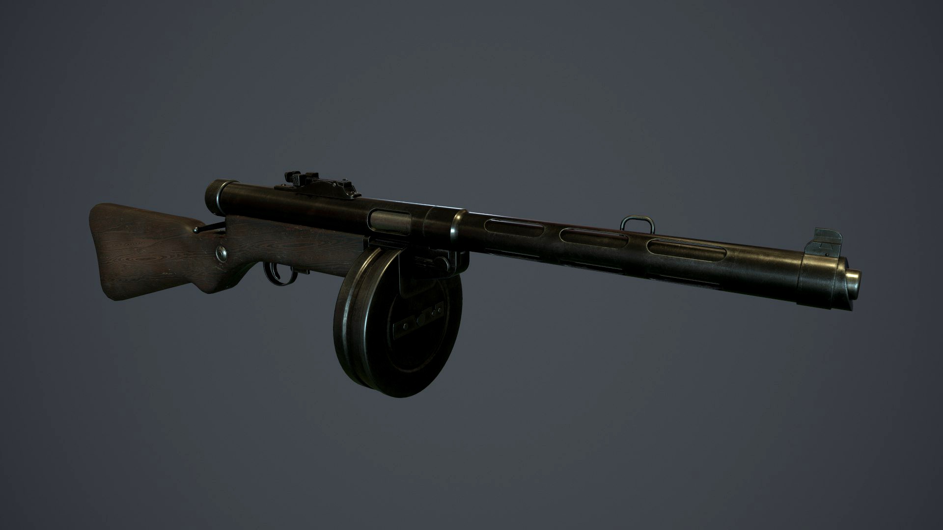 Lowpoly PBR Suomi KP/-31