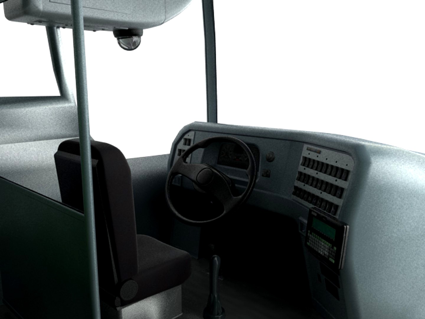 Inside a bus
